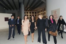 Первая леди Азербайджана приняла участие в выставке "Полет в Баку: Современное азербайджанское искусство" в Риме (ФОТО)