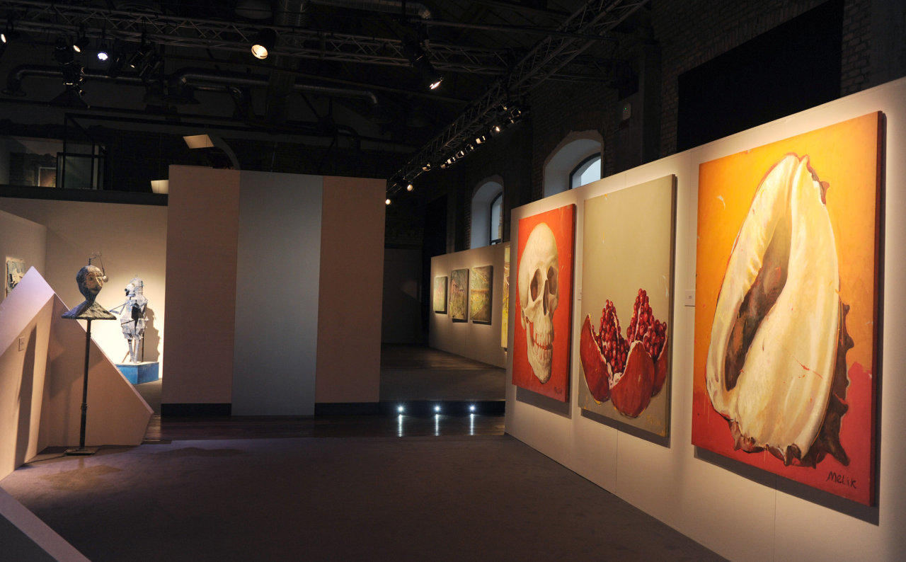 Первая леди Азербайджана приняла участие в выставке "Полет в Баку: Современное азербайджанское искусство" в Риме (ФОТО)