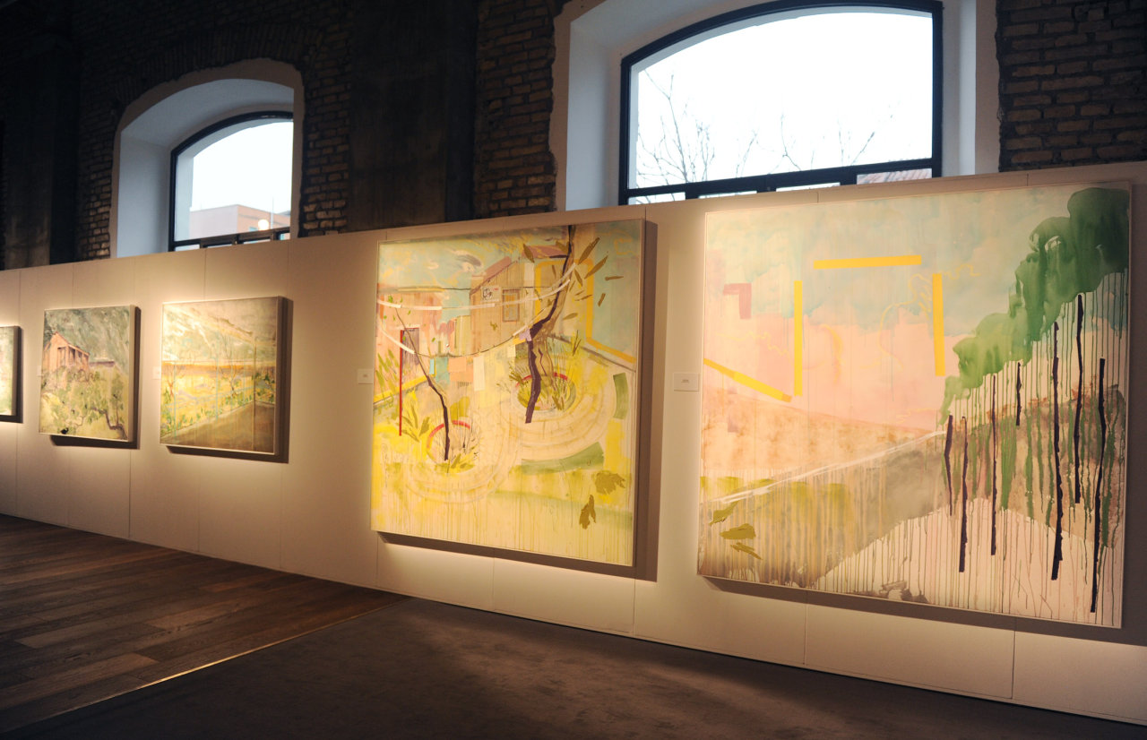 Первая леди Азербайджана приняла участие в выставке "Полет в Баку: Современное азербайджанское искусство" в Риме (ФОТО)