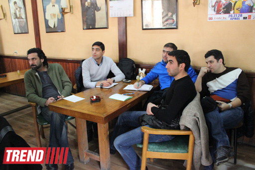 Началась подготовка к концерту театра КВН "Планета Парни из Баку" (фотосессия)