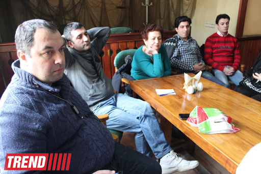 Началась подготовка к концерту театра КВН "Планета Парни из Баку" (фотосессия)