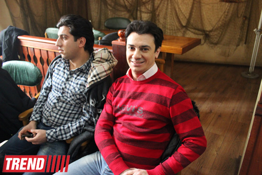 Началась подготовка к концерту театра КВН "Планета Парни из Баку" (фотосессия)