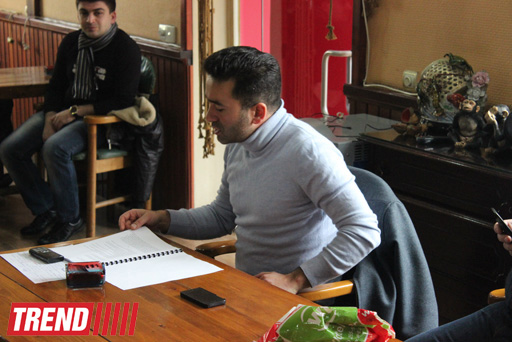 Началась подготовка к концерту театра КВН "Планета Парни из Баку" (фотосессия)