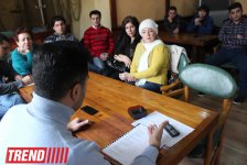 Началась подготовка к концерту театра КВН "Планета Парни из Баку" (фотосессия)