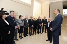 Президент Азербайджана ознакомился с условиями, созданными в новом корпусе Госакадемии художеств (ФОТО)