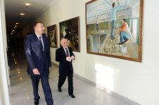 Президент Азербайджана ознакомился с условиями, созданными в новом корпусе Госакадемии художеств (ФОТО)