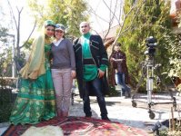 Телеведущие Lider TV  в азербайджанских национальных костюмах (фотосессия)