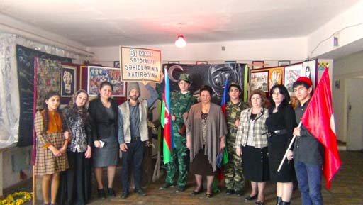 Учащиеся Гимназии Искусств представили работы и постановку, посвященные Дню геноцида азербайджанцев  (фото)