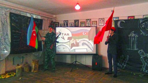 Учащиеся Гимназии Искусств представили работы и постановку, посвященные Дню геноцида азербайджанцев  (фото)