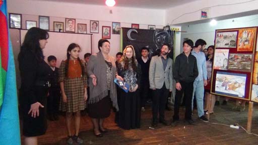 Учащиеся Гимназии Искусств представили работы и постановку, посвященные Дню геноцида азербайджанцев  (фото)