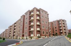 Президент Азербайджана принял участие в открытии в поселке Масазыр квартала для вынужденных переселенцев (ФОТО)