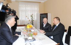 Президент Азербайджана принял участие в открытии в поселке Масазыр квартала для вынужденных переселенцев (ФОТО)