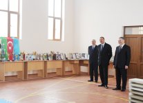 Президент Азербайджана принял участие в открытии в поселке Масазыр квартала для вынужденных переселенцев (ФОТО)