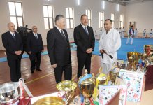 Президент Азербайджана принял участие в открытии в поселке Масазыр квартала для вынужденных переселенцев (ФОТО)