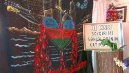 Учащиеся Гимназии Искусств представили работы и постановку, посвященные Дню геноцида азербайджанцев  (фото)