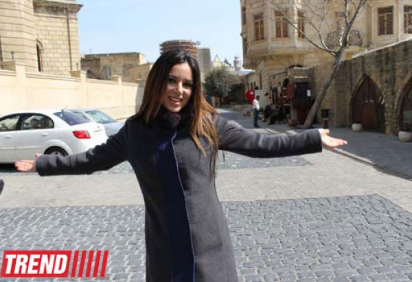 Украинская участница "Евровидения-2013" Злата Огневич поделилась впечатлениями об Азербайджане (фото)