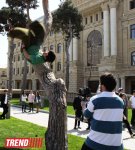 Знаменитый паркурист из Великобритании Райан Дойл дал мастер-класс в Баку (фотосессия)