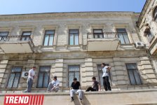 Знаменитый паркурист из Великобритании Райан Дойл дал мастер-класс в Баку (фотосессия)