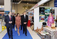 Президент Азербайджана и его супруга ознакомились с Азербайджанской международной выставкой туризма и путешествий AİTF-2013 (версия 2) (ФОТО)