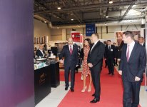 Президент Азербайджана и его супруга ознакомились с Азербайджанской международной выставкой туризма и путешествий AİTF-2013 (версия 2) (ФОТО)