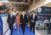 Президент Азербайджана и его супруга ознакомились с Азербайджанской международной выставкой туризма и путешествий AİTF-2013 (версия 2) (ФОТО)