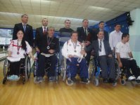 Определены первые чемпионы Азербайджана по боулингу среди инвалидов (фото)