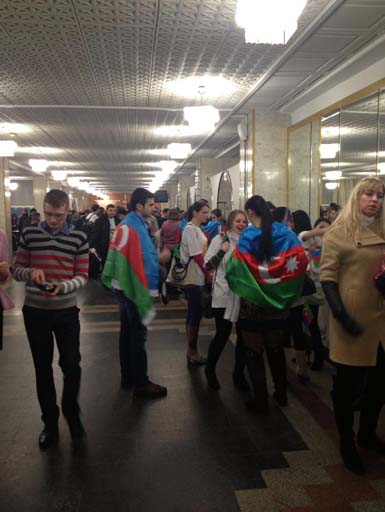 Команда КВН "Сборная Азербайджана" добилась успеха в Минске (фото)