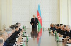Под председательством Президента Азербайджана прошло заседание Кабинета Министров по итогам I квартала 2013 года (ФОТО)