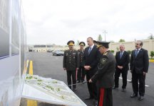 Президент Азербайджана Ильхам Алиев осмотрел Н-скую воинскую часть Внутренних войск в Гаджигабуле после реконструкции (ФОТО)