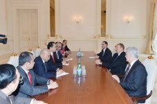 Президент Азербайджана принял председателя Палаты представителей парламента Индонезии