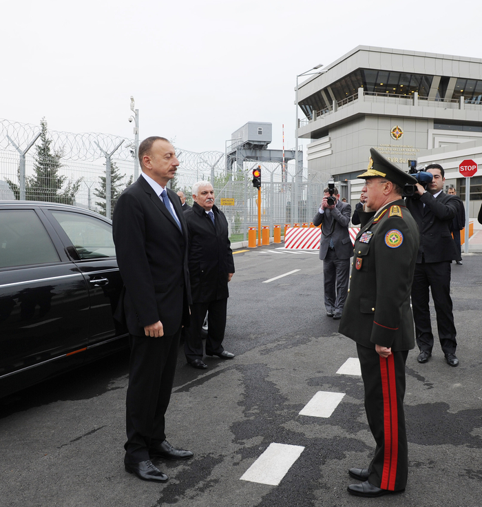 Президент Ильхам Алиев ознакомился с системой безопасности Мингячевирского водохранилища (ФОТО)