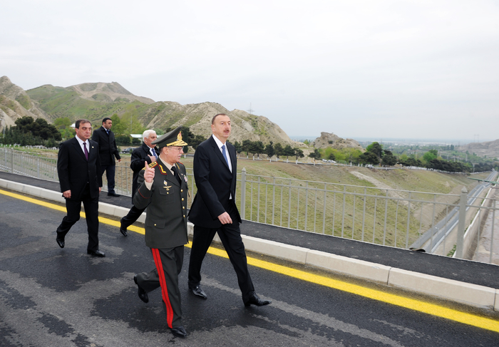 Президент Ильхам Алиев ознакомился с системой безопасности Мингячевирского водохранилища (ФОТО)