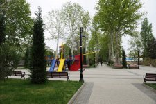 Президент Ильхам Алиев ознакомился в Мингячевире с реконструированным Набережным парком (ФОТО)