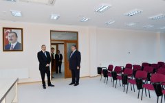 Президент Азербайджана принял участие в открытии в Мингячевире Дома молодежи (ФОТО)