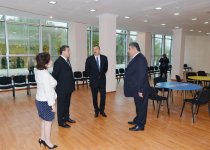 Президент Азербайджана принял участие в открытии в Мингячевире Дома молодежи (ФОТО)