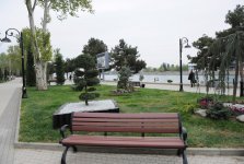 Президент Ильхам Алиев ознакомился в Мингячевире с реконструированным Набережным парком (ФОТО)