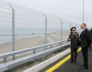 Президент Ильхам Алиев ознакомился с системой безопасности Мингячевирского водохранилища (ФОТО)