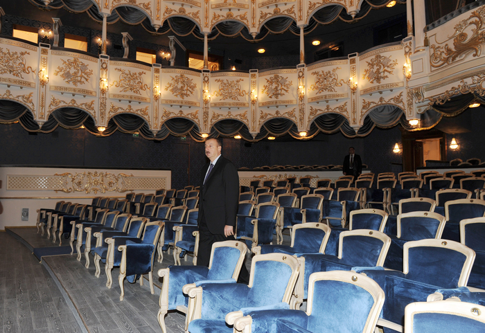 Ильхам Алиев принял участие в открытии Азербайджанского государственного музыкального театра (ФОТО)