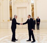 Президент Азербайджана принял верительные грамоты послов Аргентины и Македонии (ФОТО)