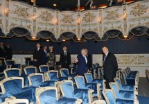 Ильхам Алиев принял участие в открытии Азербайджанского государственного музыкального театра (ФОТО)