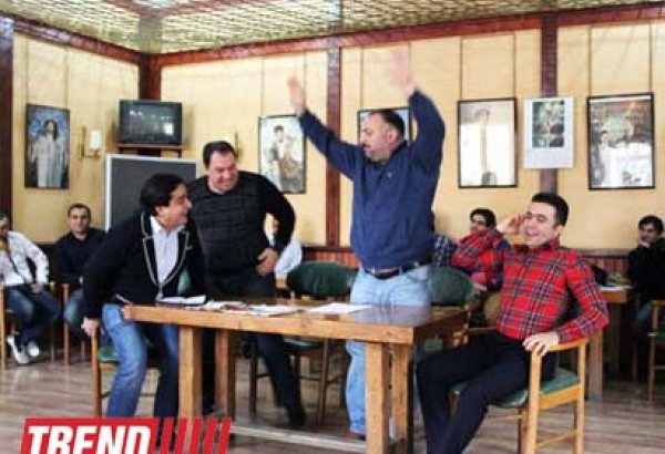 "Цирк каждый день" -  репетиция театра КВН "Планета Парни из Баку" (фотосессия)