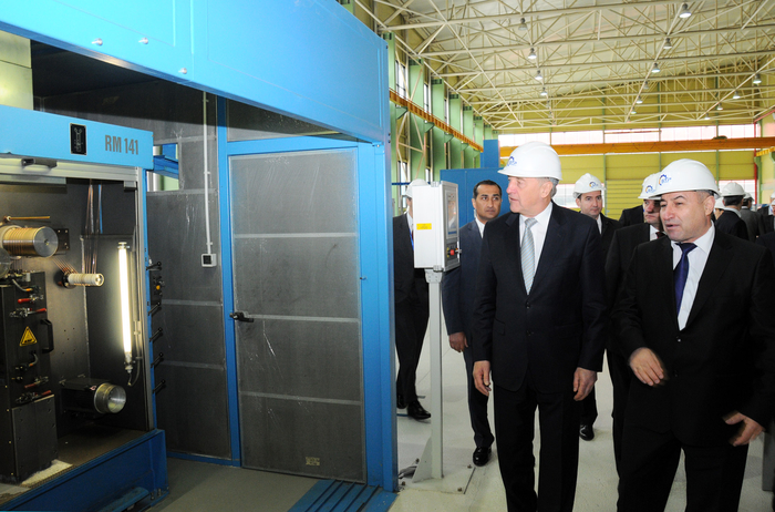 Президент Латвии Андрис Берзиньш побывал в Сумгайытском технологическом парке