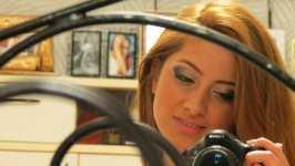 Аян Бабакишиева реализовала музыкальный фотопроект в графике (видео-фото)