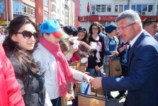 Детский театр-студия "Гюнай" успешно выступил на международном фестивале в Турции (фото)