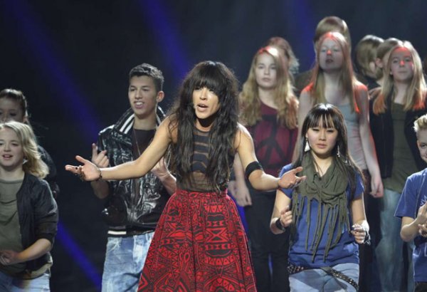 Лорин и участники "Евровидения-2013" на сцене "Мальмё Арена" (видео-фото)