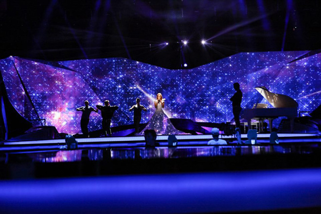 Лорин и участники "Евровидения-2013" на сцене "Мальмё Арена" (видео-фото)