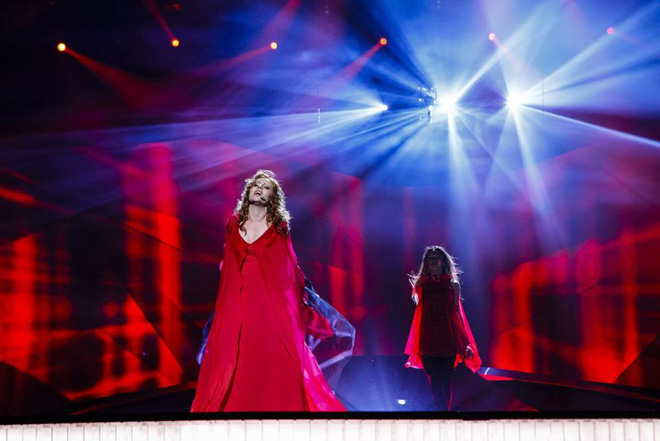 Лорин и участники "Евровидения-2013" на сцене "Мальмё Арена" (видео-фото)