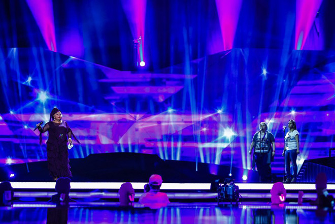 Лорин и участники "Евровидения-2013" на сцене "Мальмё Арена" (видео-фото)