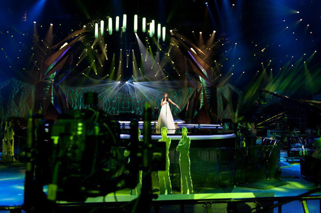 Лорин и участники "Евровидения-2013" на сцене "Мальмё Арена" (видео-фото)