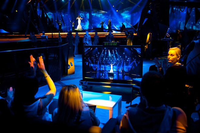 Лорин и участники "Евровидения-2013" на сцене "Мальмё Арена" (видео-фото)